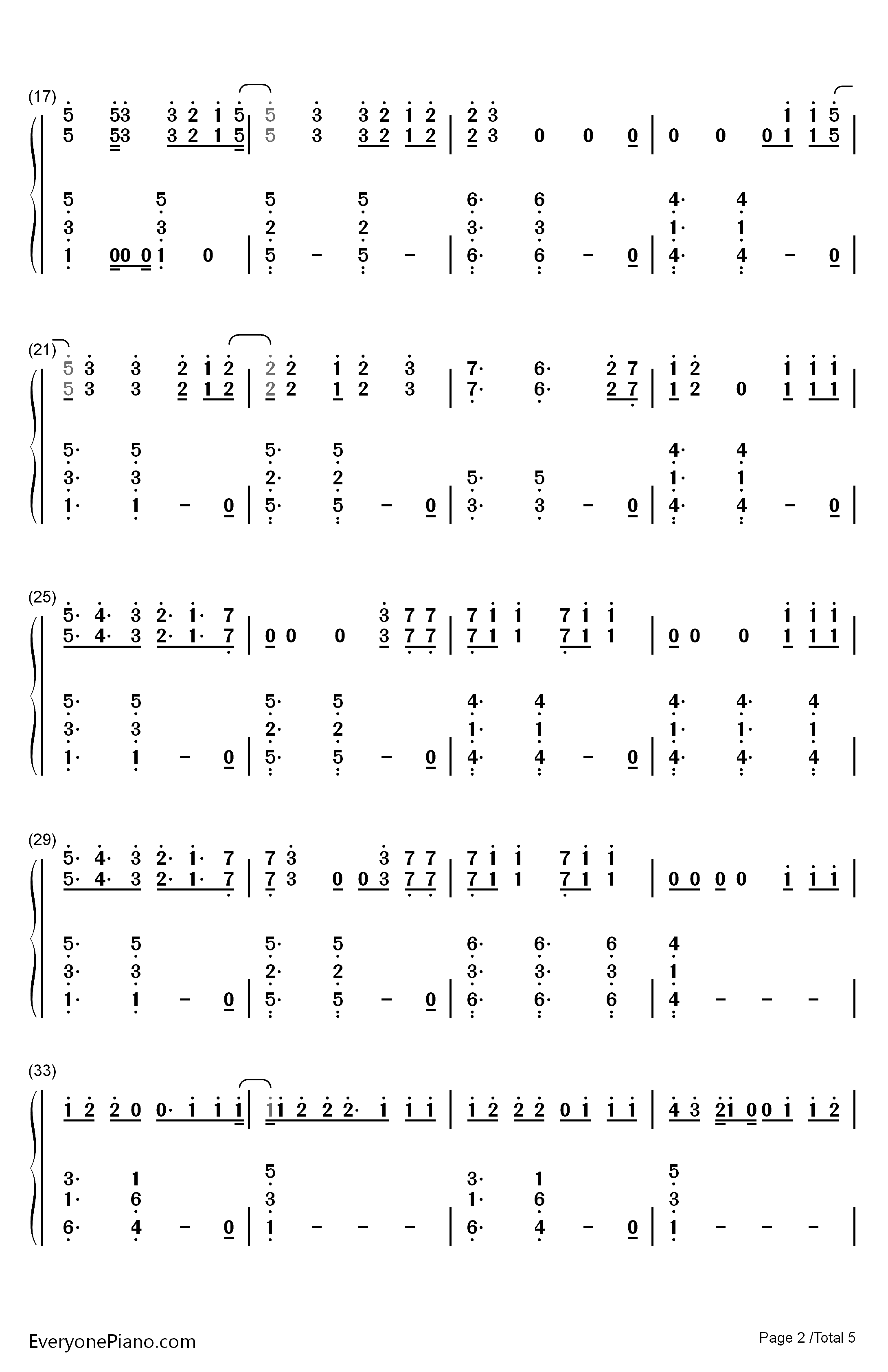 Bulletproof钢琴简谱-数字双手-Griffin Oskar2