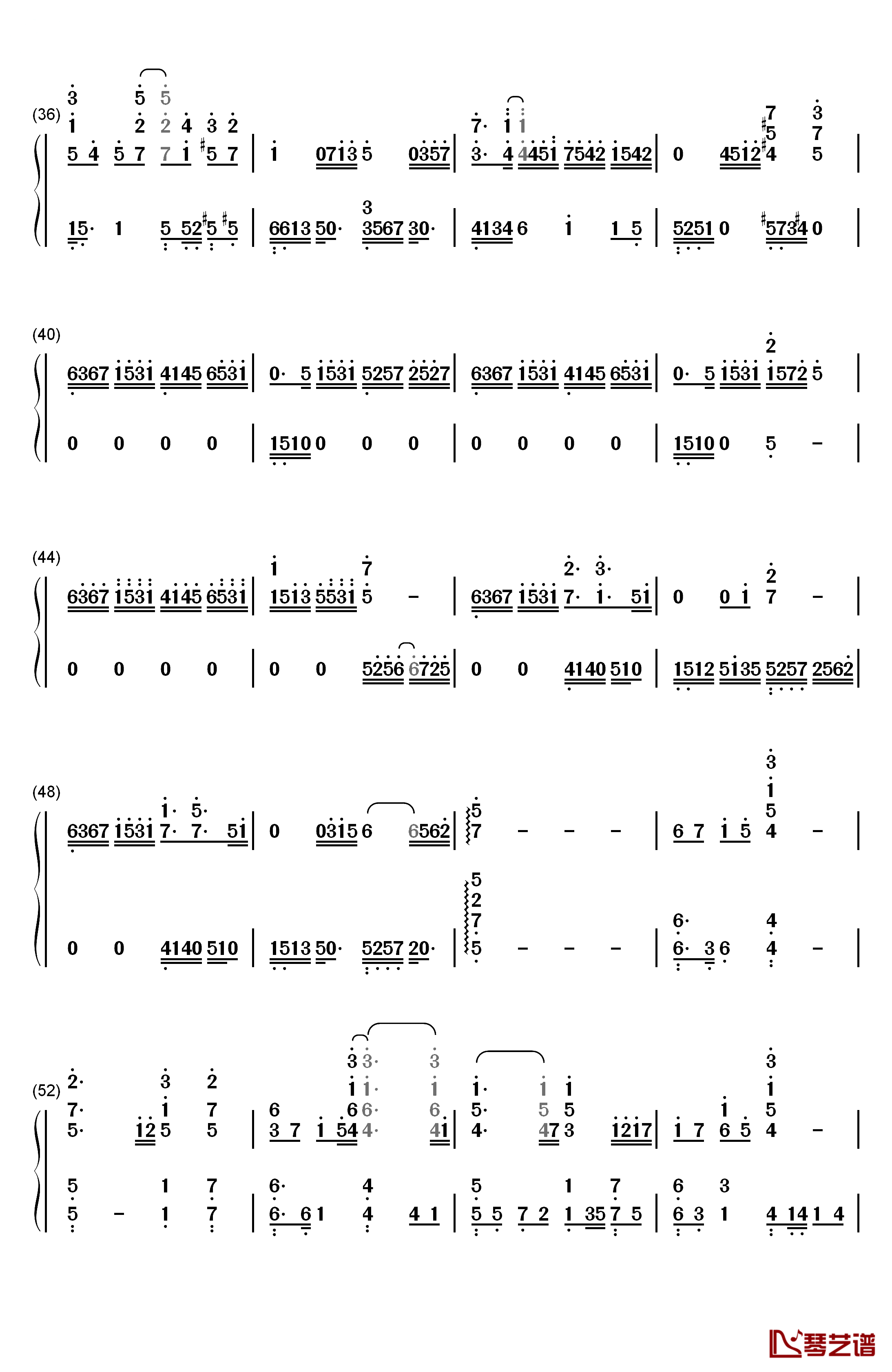 没有出口的迷宫钢琴简谱-数字双手-V.K克3