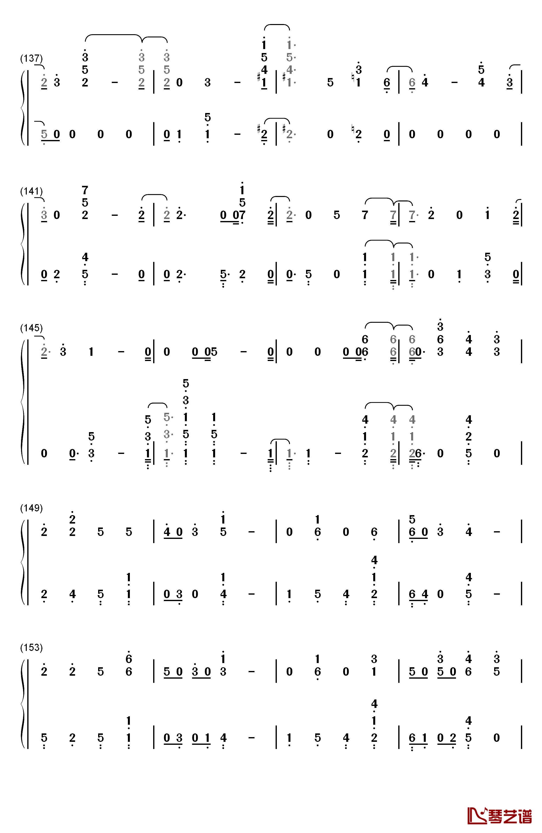 Flower Road钢琴简谱-数字双手-Big Bang8