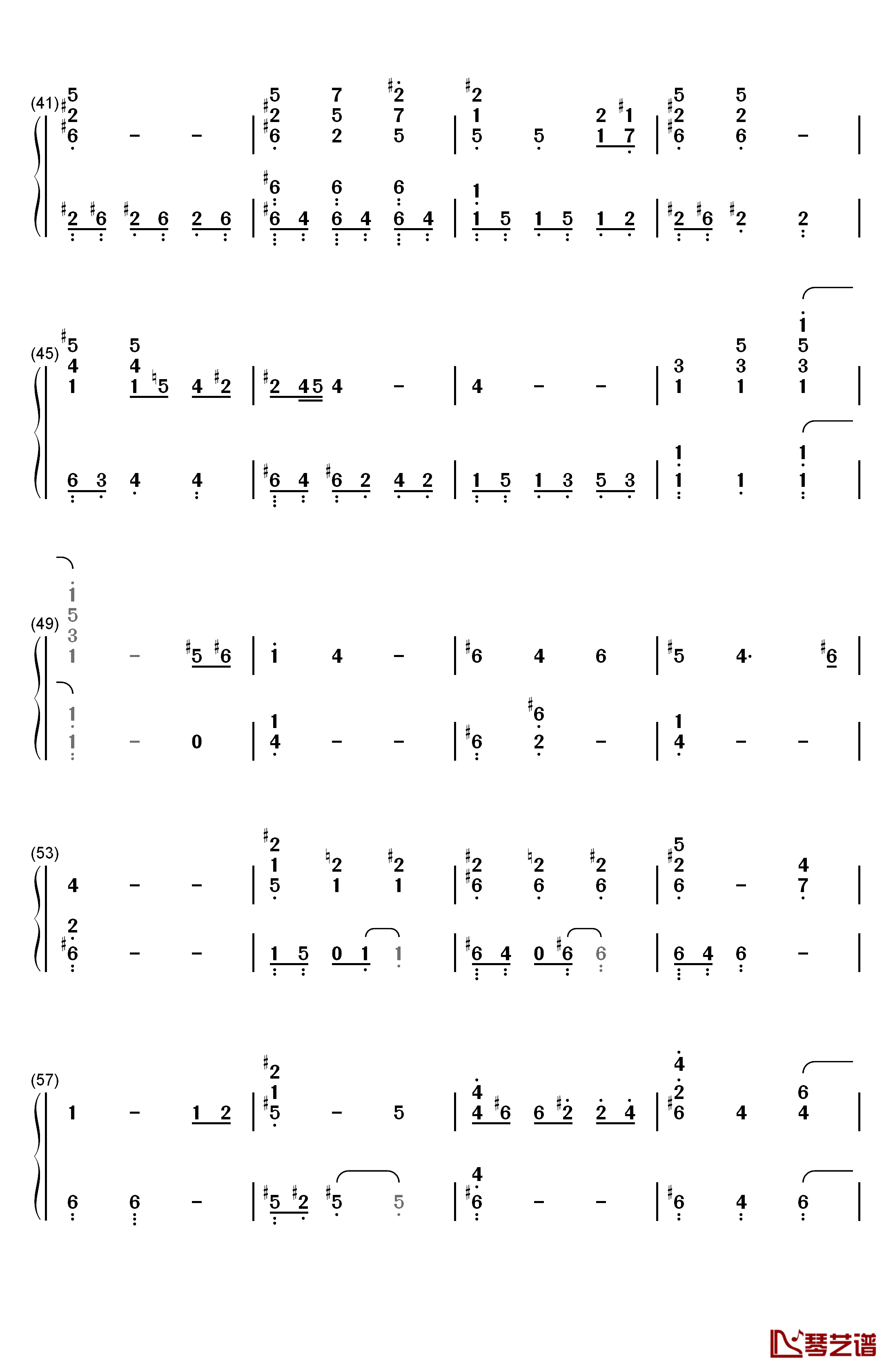 Continued Story钢琴简谱-数字双手-Hitomi(黒石ひとみ)3