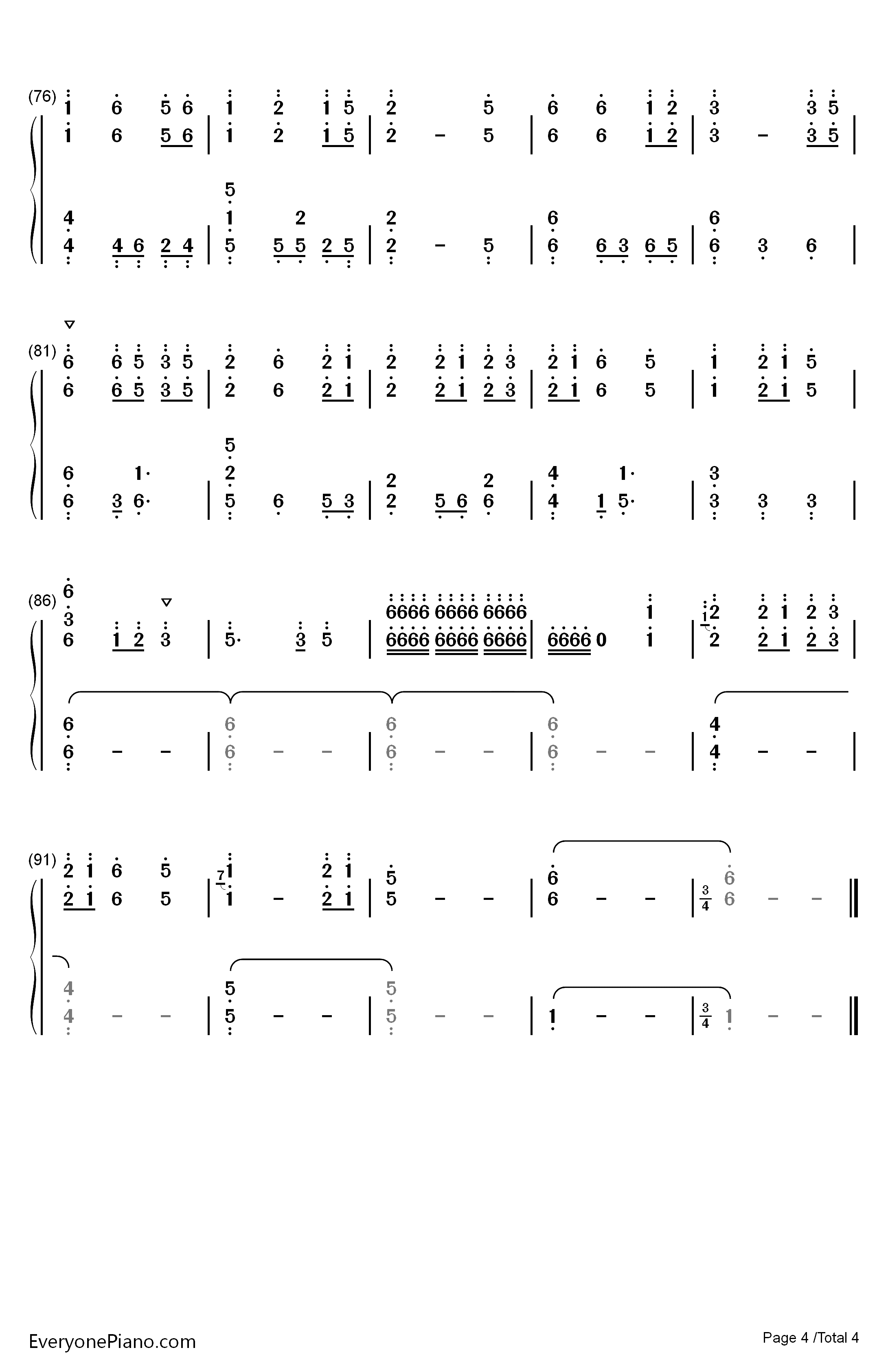 The Chinese Garden钢琴简谱-数字双手-猎豹移动公司4