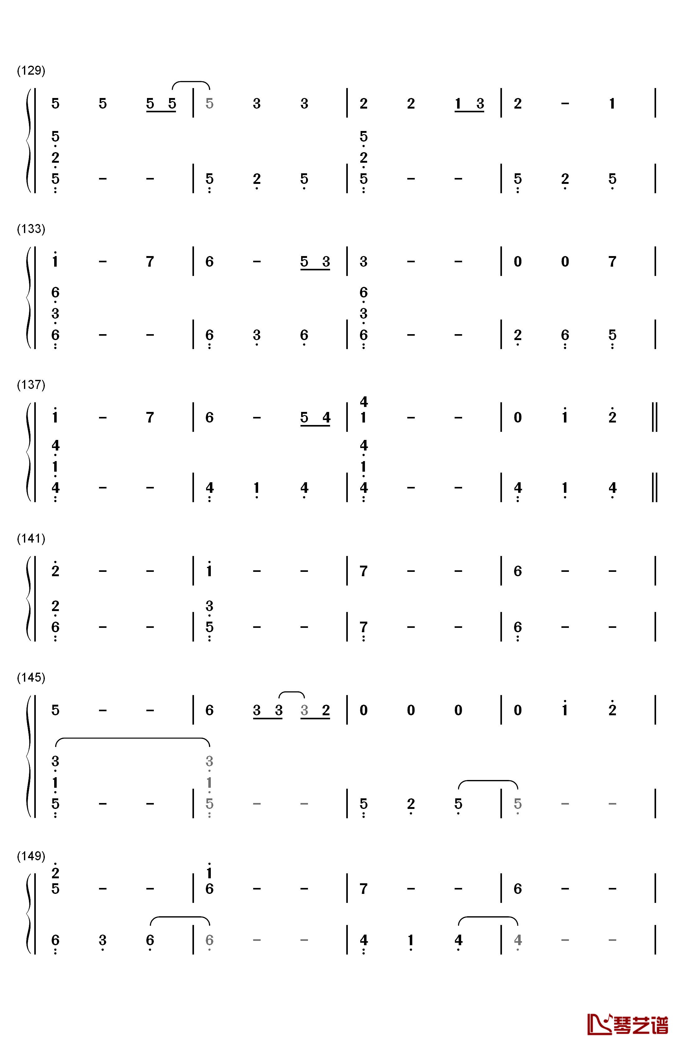 Even If钢琴简谱-数字双手-MercyMe6