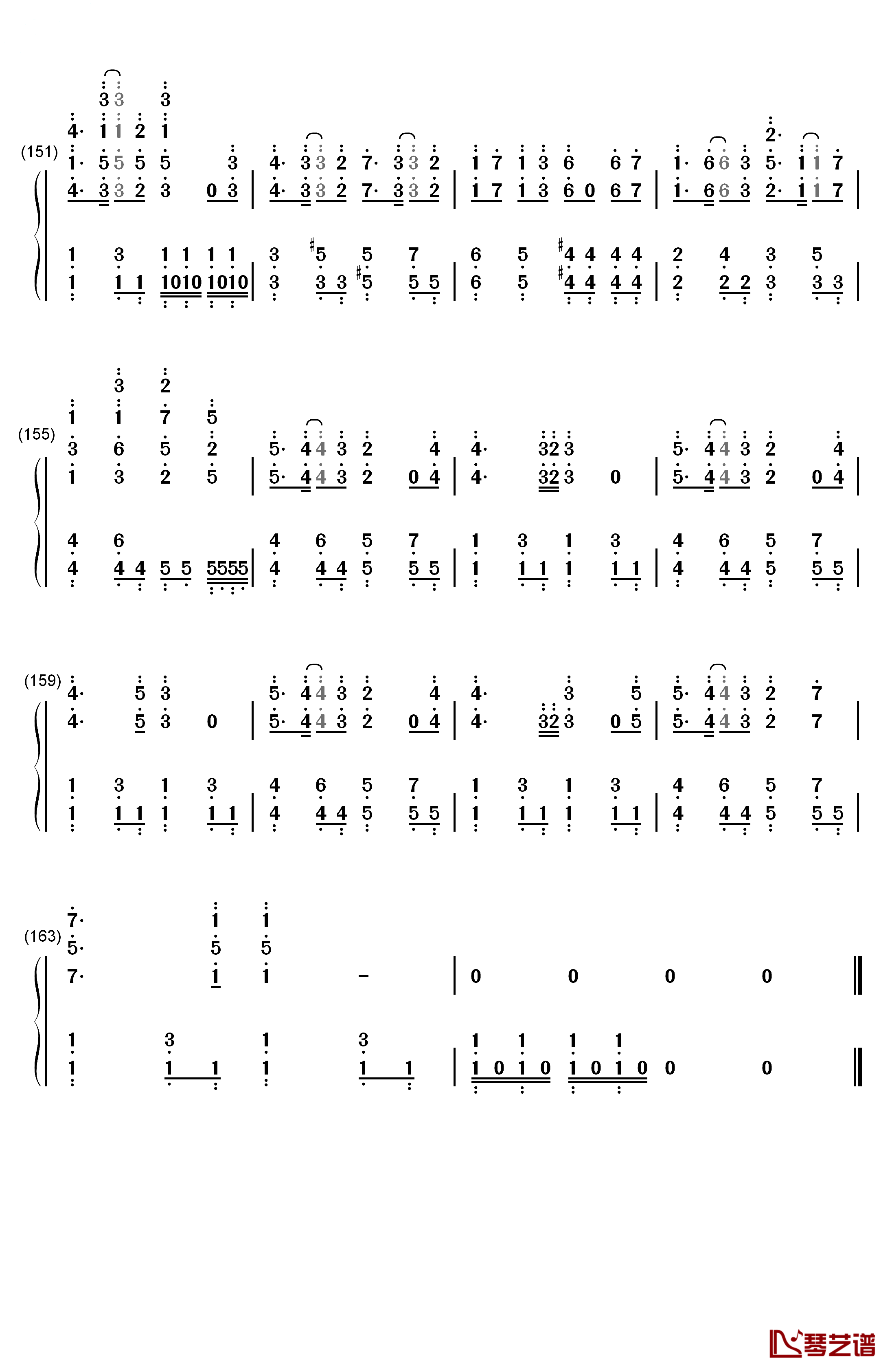 Clockwork Planet钢琴简谱-数字双手-fripSide9