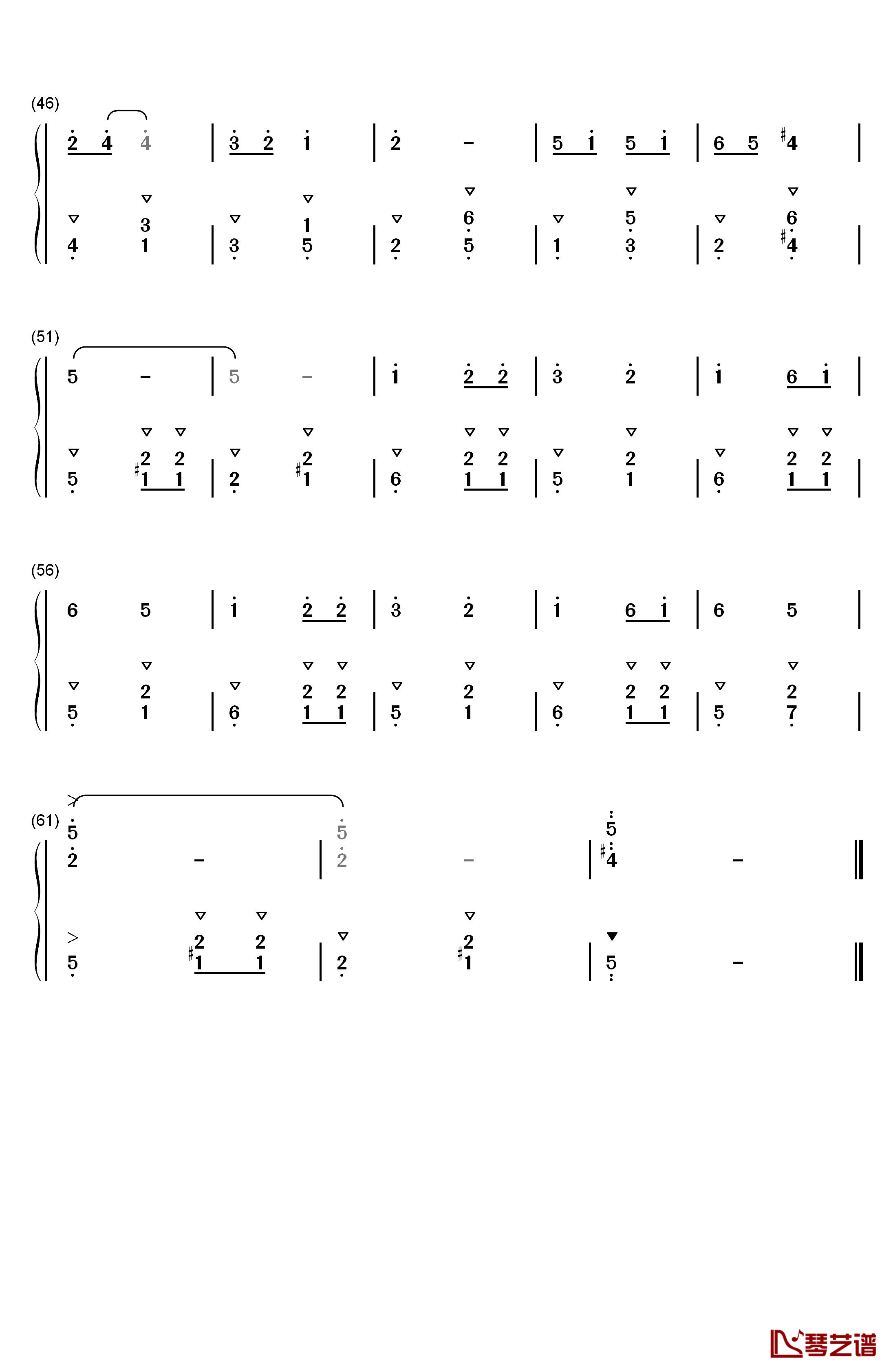 济公活佛钢琴简谱-数字双手-金复载3