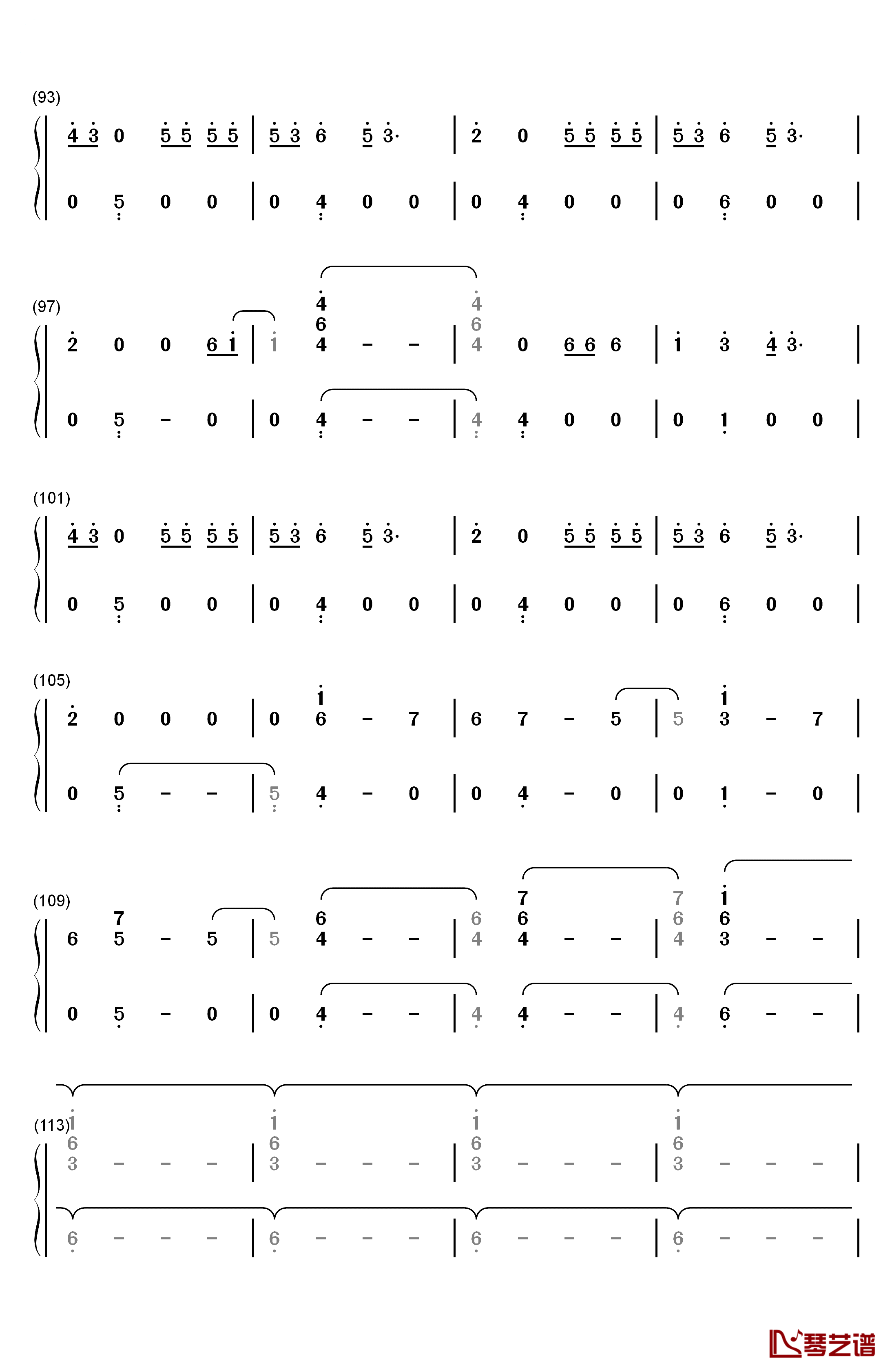 World Gone Mad钢琴简谱-数字双手-Bastille5