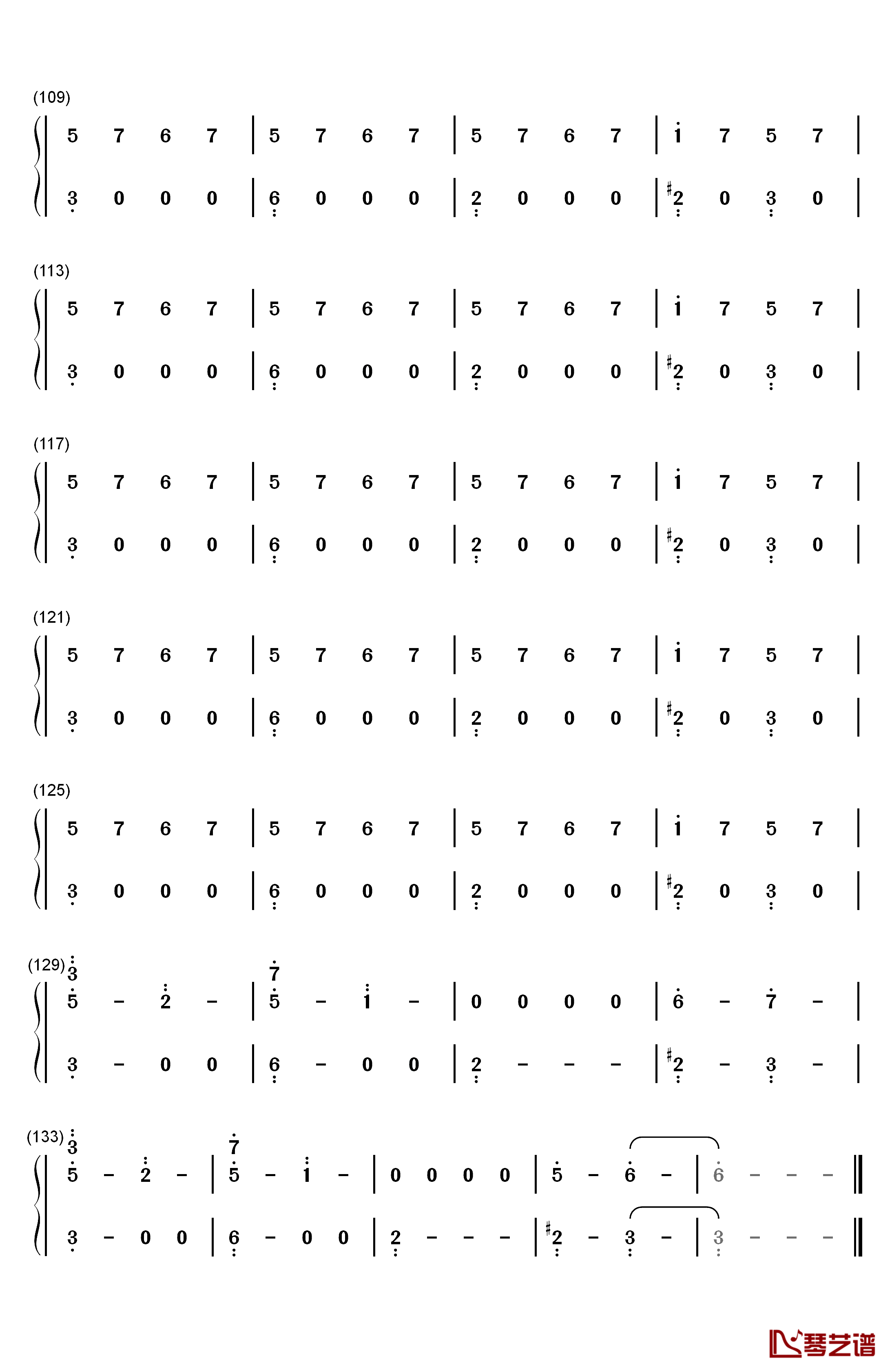 Bank Account钢琴简谱-数字双手-21 Savage5