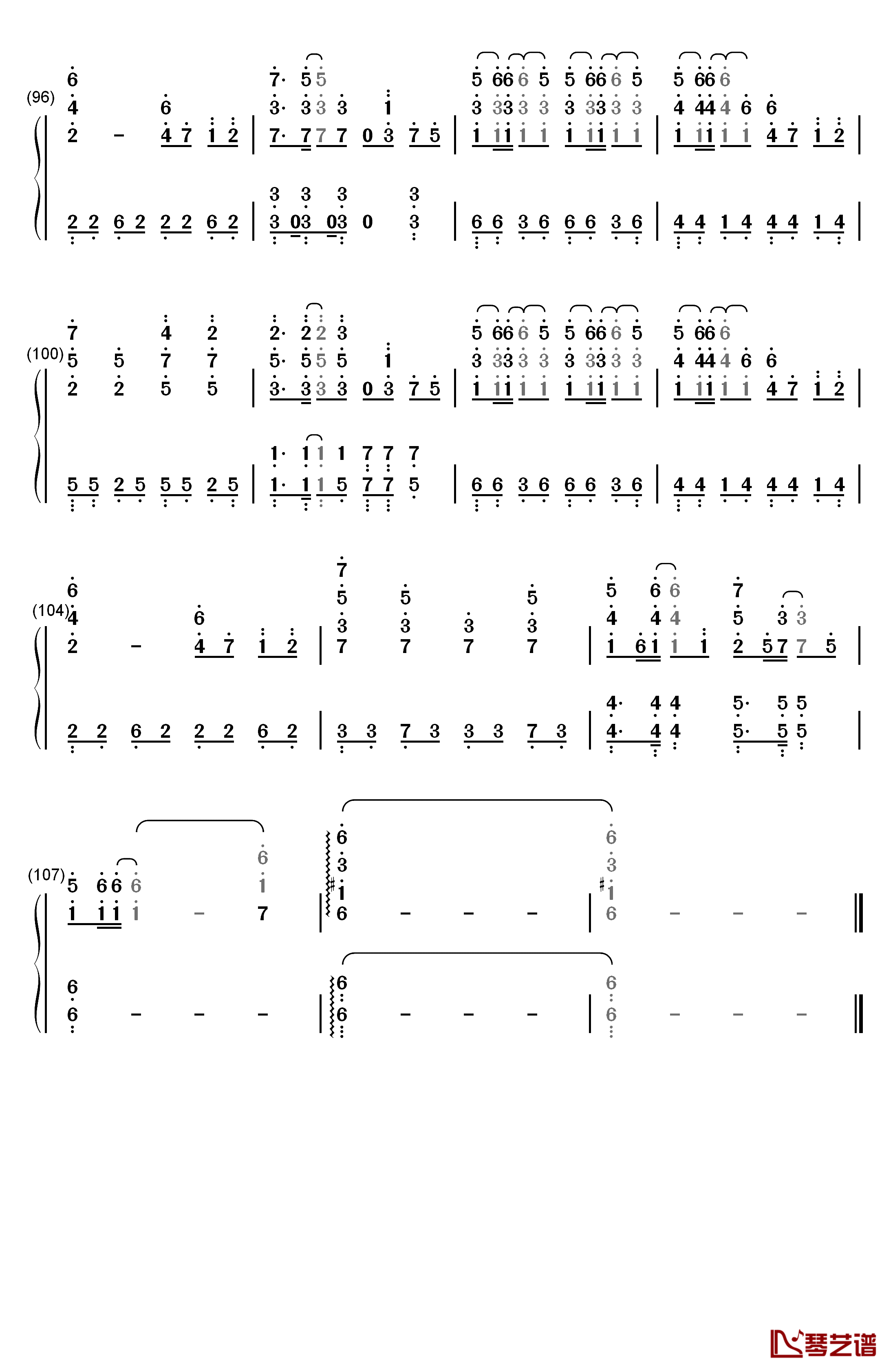 Only My Railgun钢琴简谱-数字双手-FripSide6