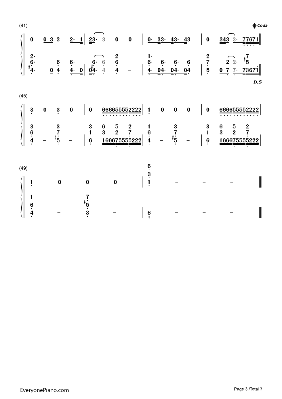 Music to Watch Boys To钢琴简谱-数字双手-Lana Del Rey3