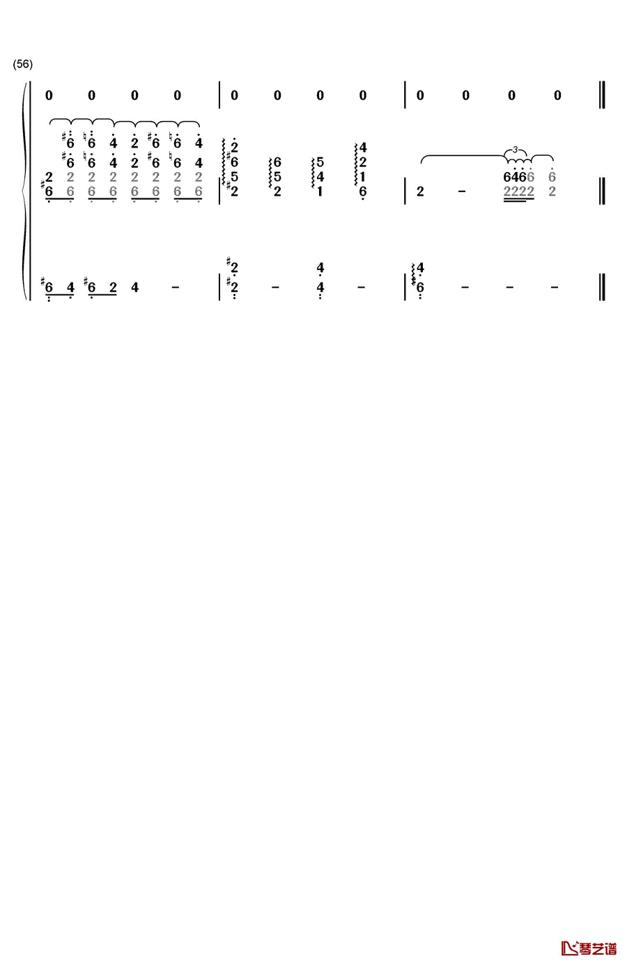 你的名字我的姓氏钢琴简谱-数字双手-张学友5