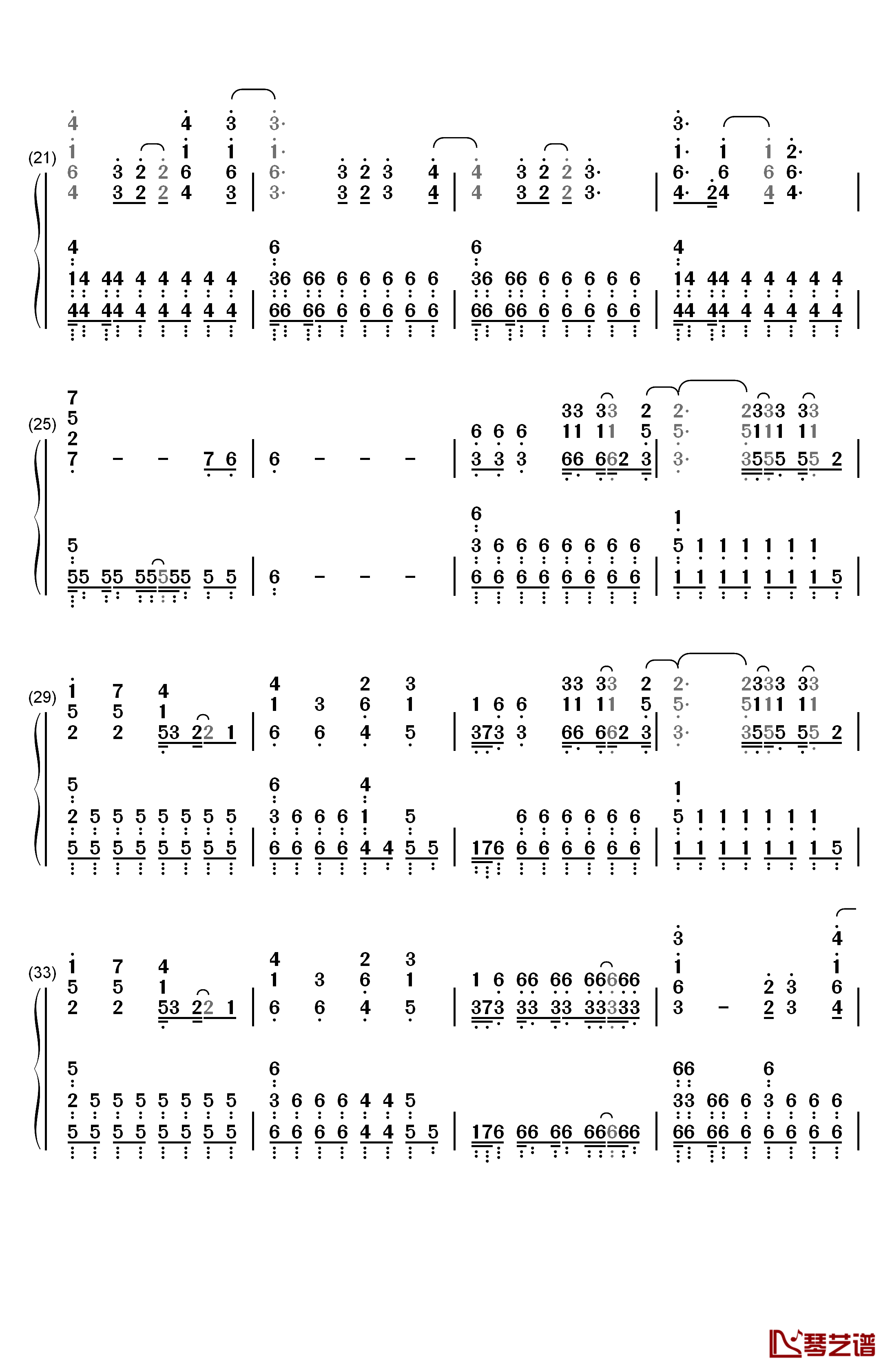 Bring Me To Life钢琴简谱-数字双手-Evanescence2