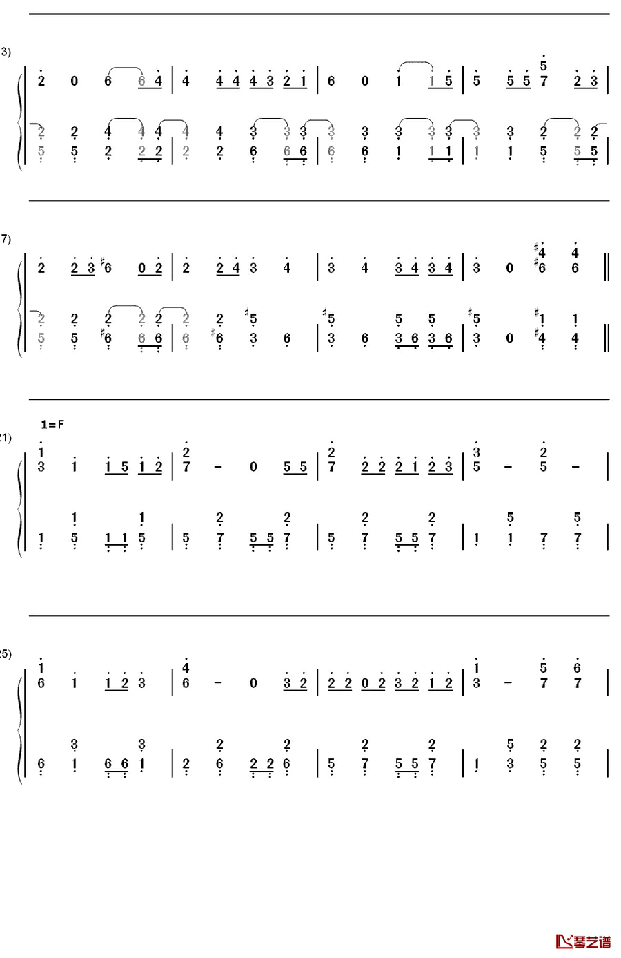 泣いてもいいんだよ钢琴简谱-数字双手-ももいろクローバーZ 桃色幸运草Z7