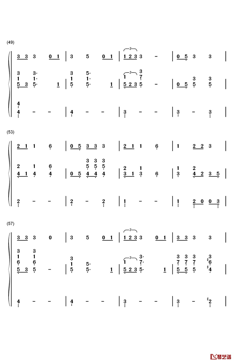 If I Ain’t Got You钢琴简谱-数字双手-Alicia Keys5