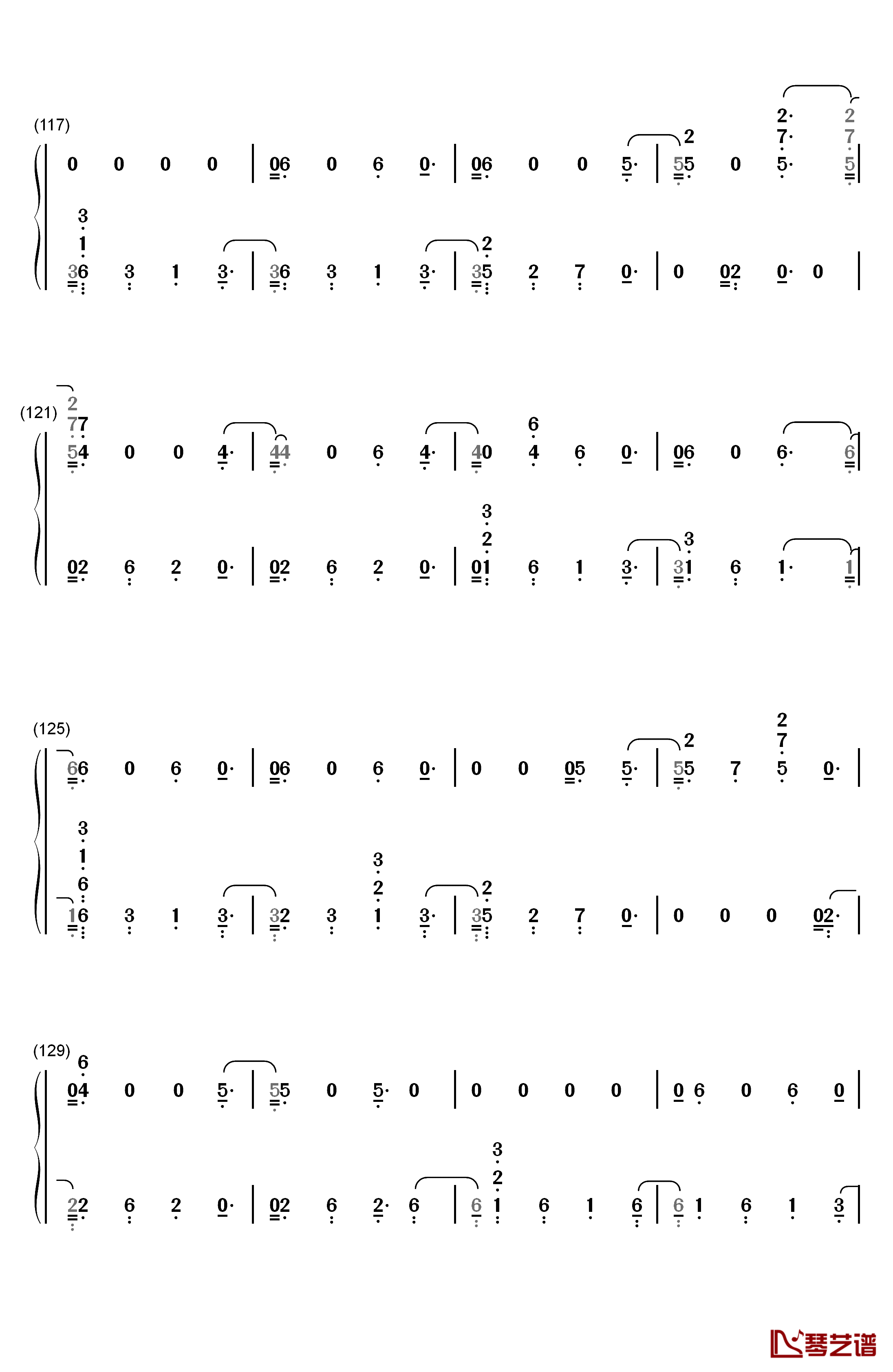 13 Beaches钢琴简谱-数字双手-Lana Del Rey8