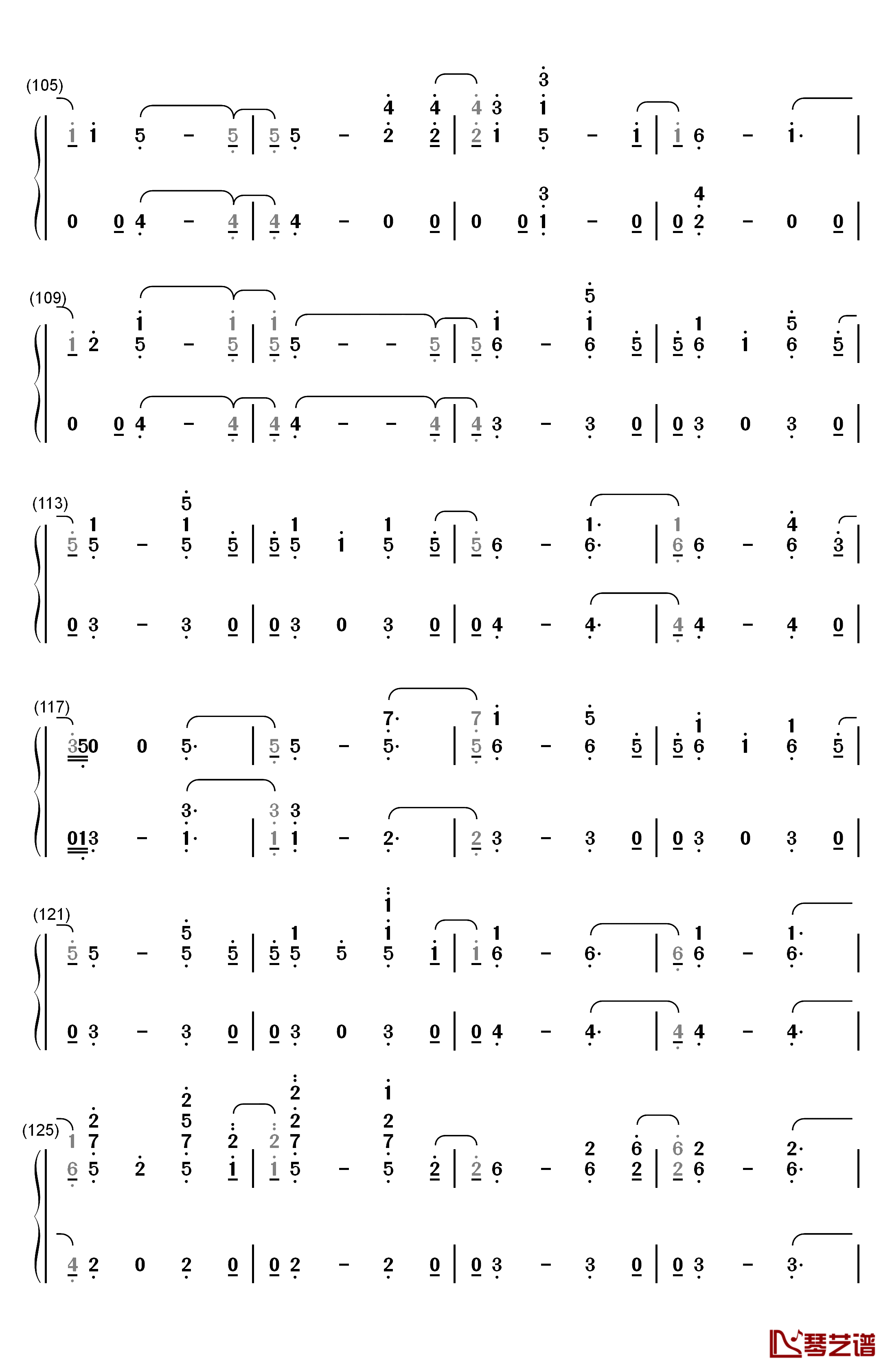 Stand钢琴简谱-数字双手-George S. Clinton6