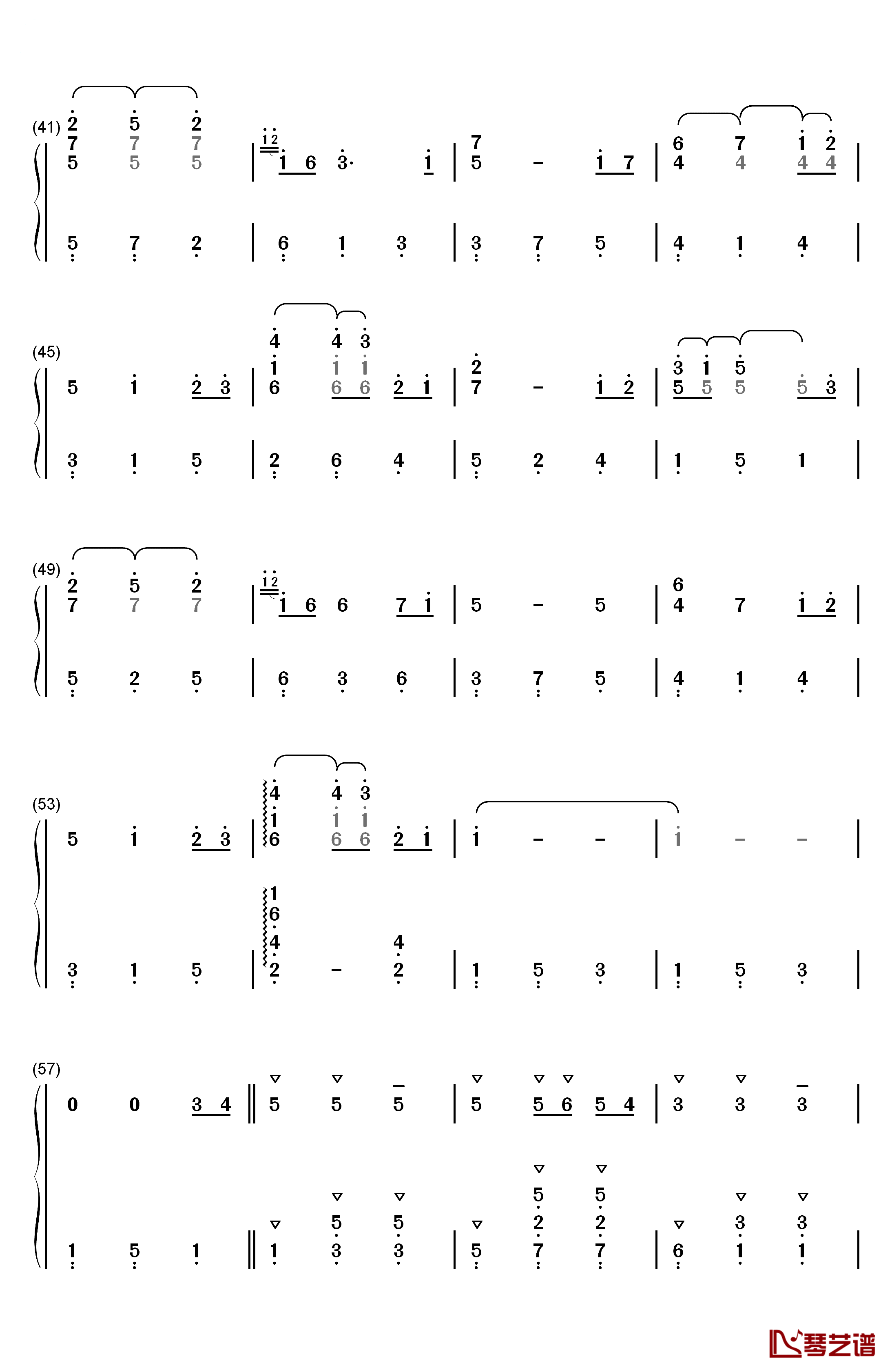 Always with Me钢琴简谱-数字双手-久石让 宫崎骏3