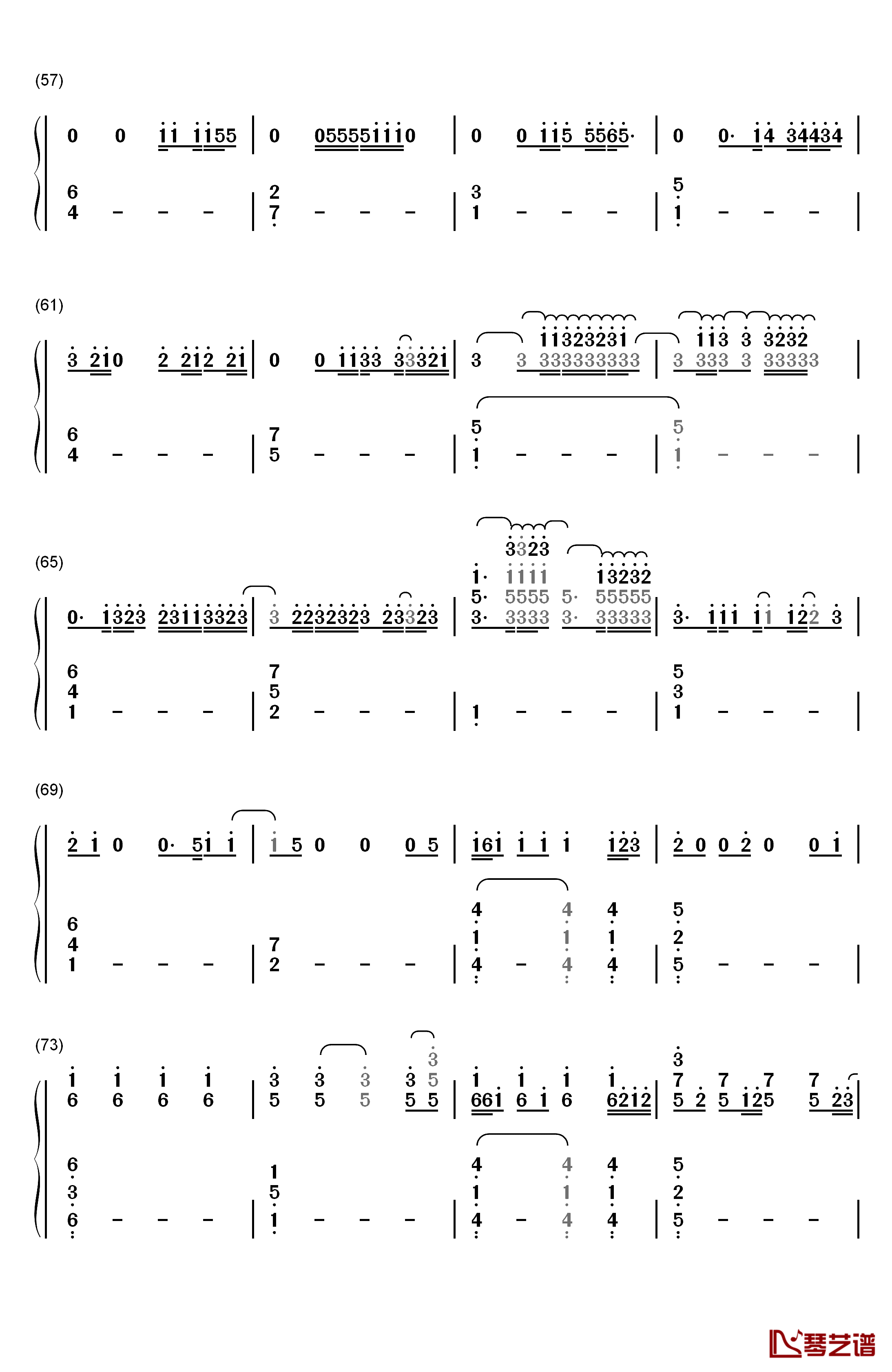 Wake Me Up钢琴简谱-数字双手-Ed Sheeran4