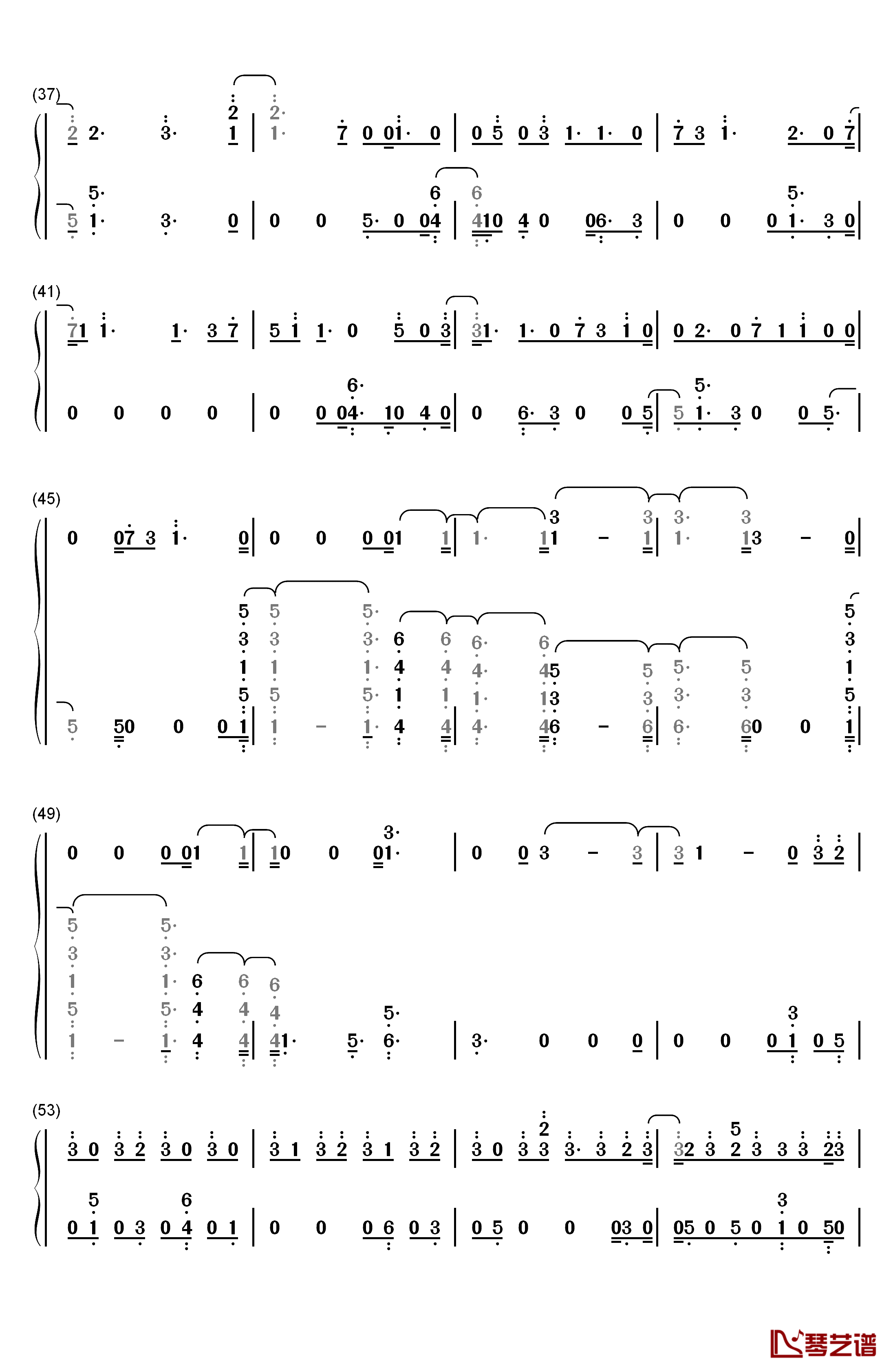 Just Like You钢琴简谱-数字双手-Louis Tomlinson3