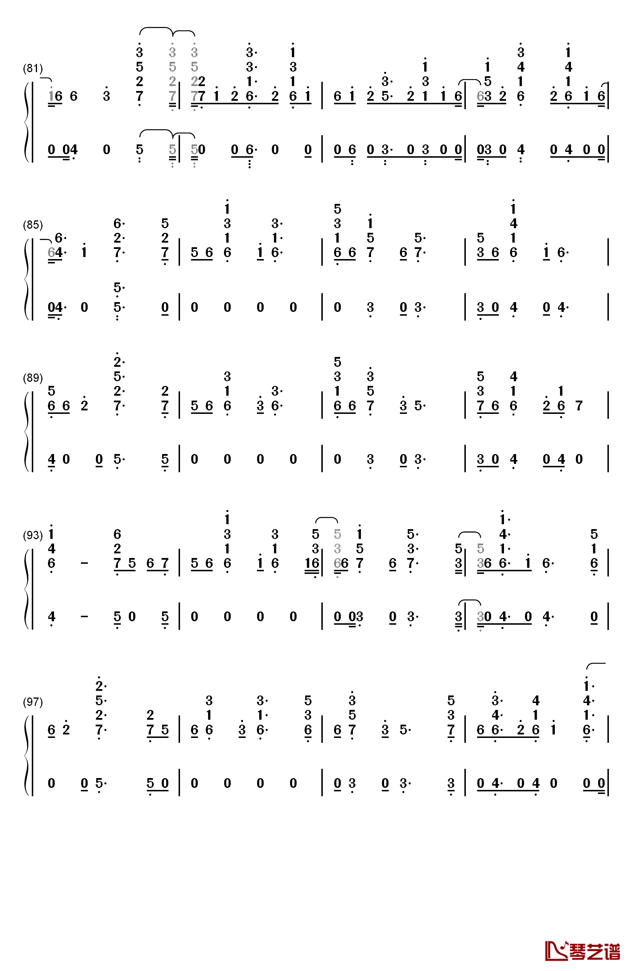 Anpanman钢琴简谱-数字双手-防弹少年团5