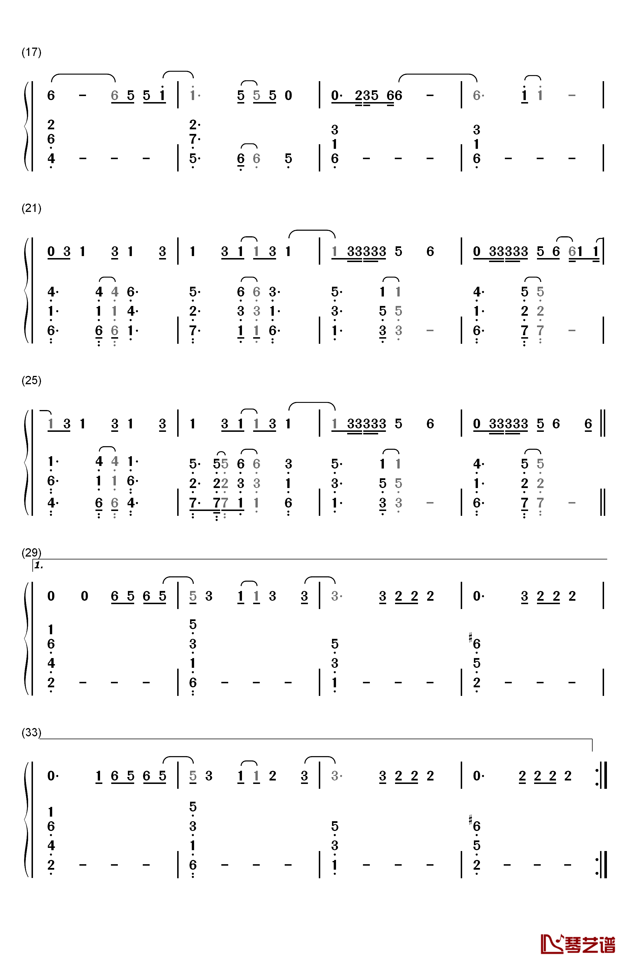 Keeping Your Head Up钢琴简谱-数字双手-Birdy2