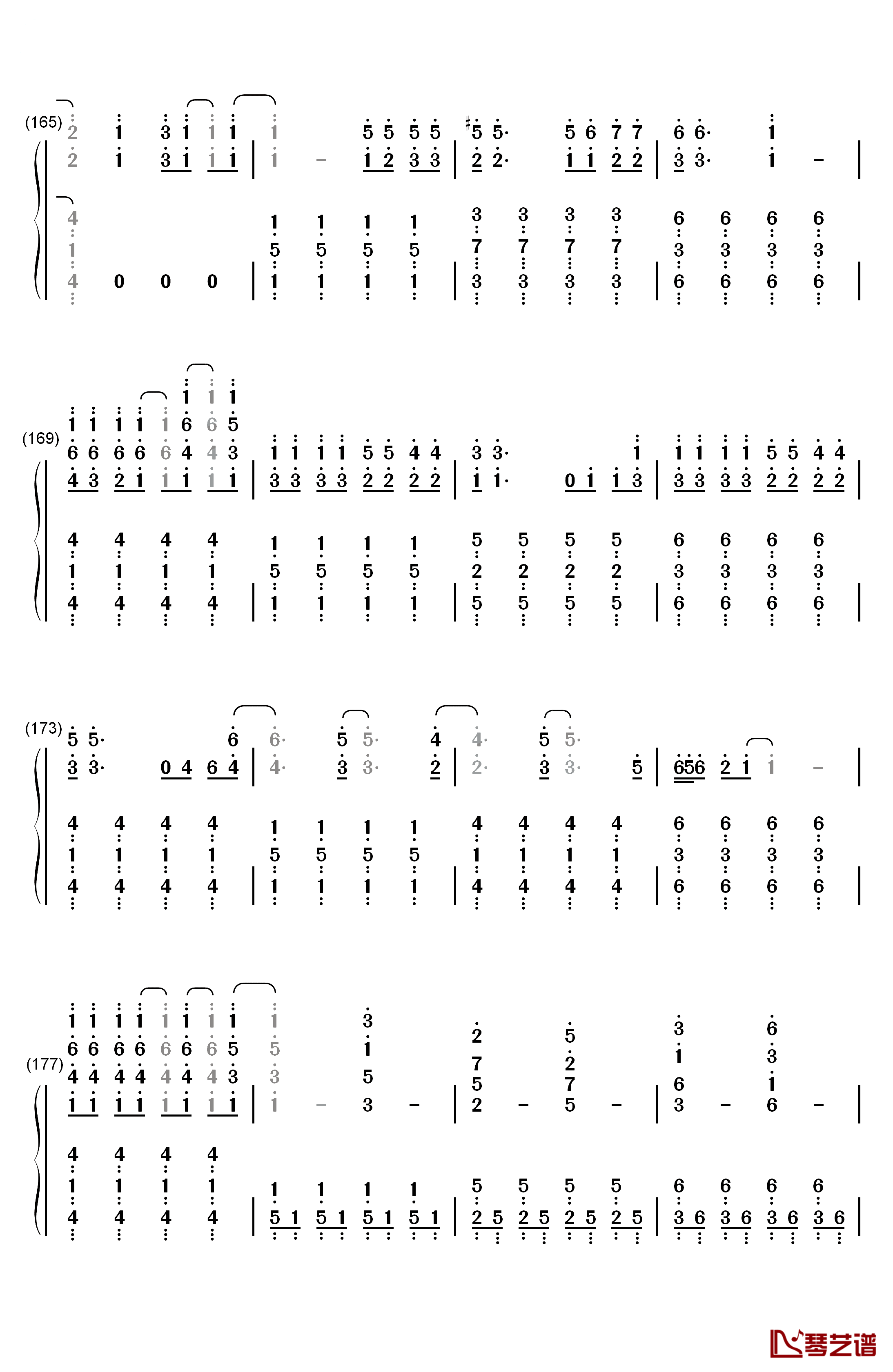 The Greatest Show钢琴简谱-数字双手-Pasek and Paul10