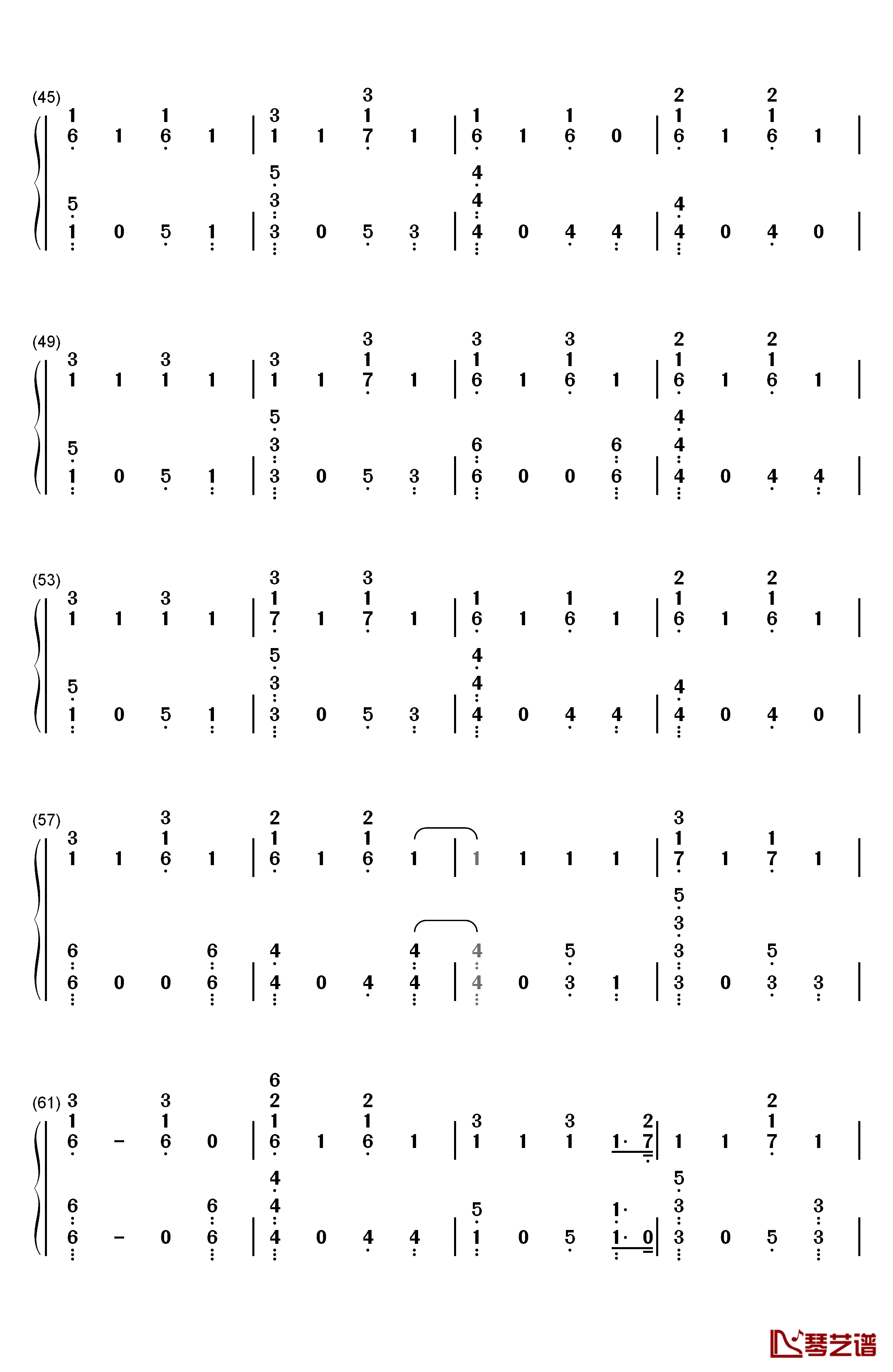 Wild Hearts Can't Be Broken钢琴简谱-数字双手-Pink3