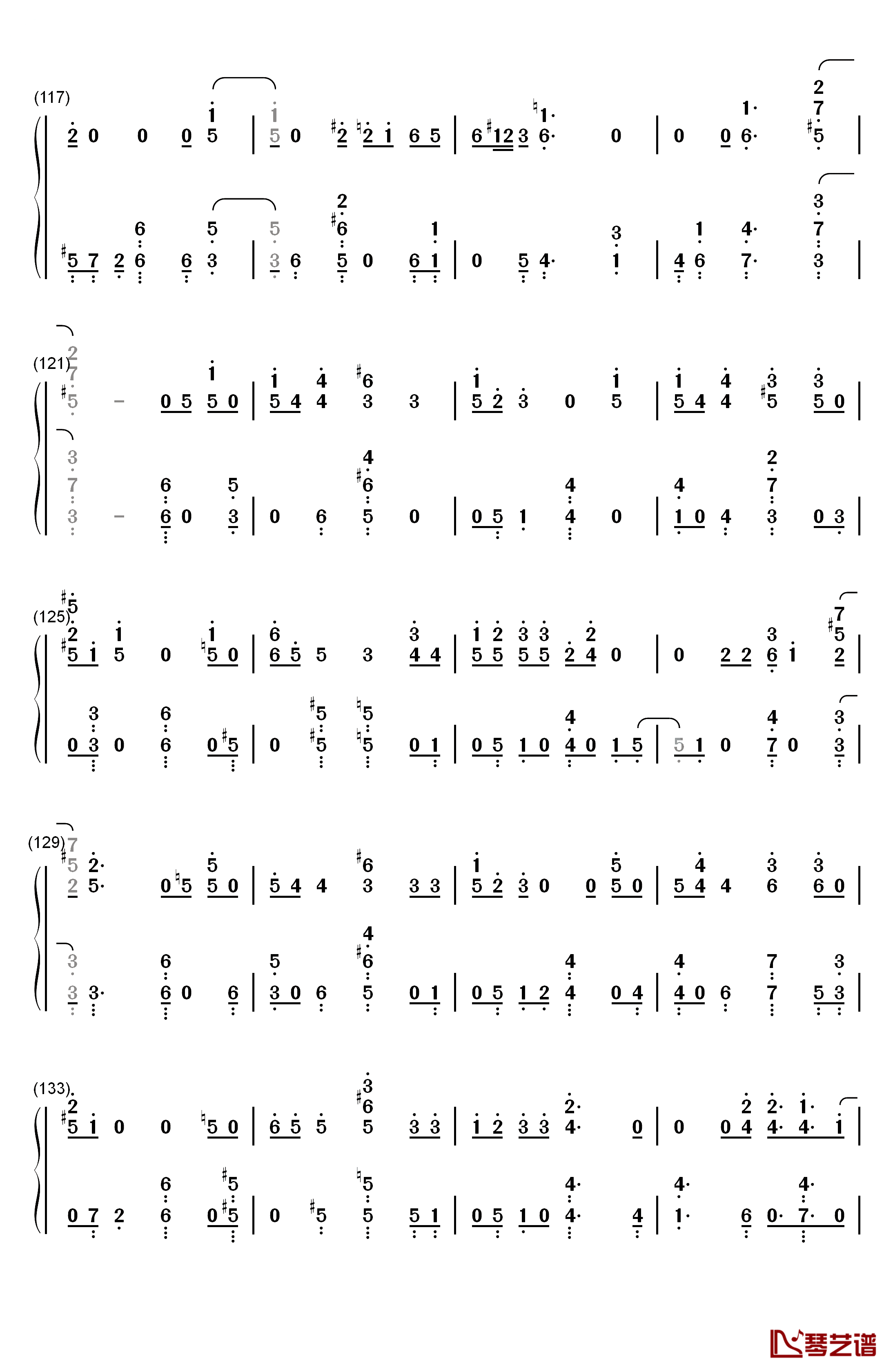 Love Maze钢琴简谱-数字双手-防弹少年团7