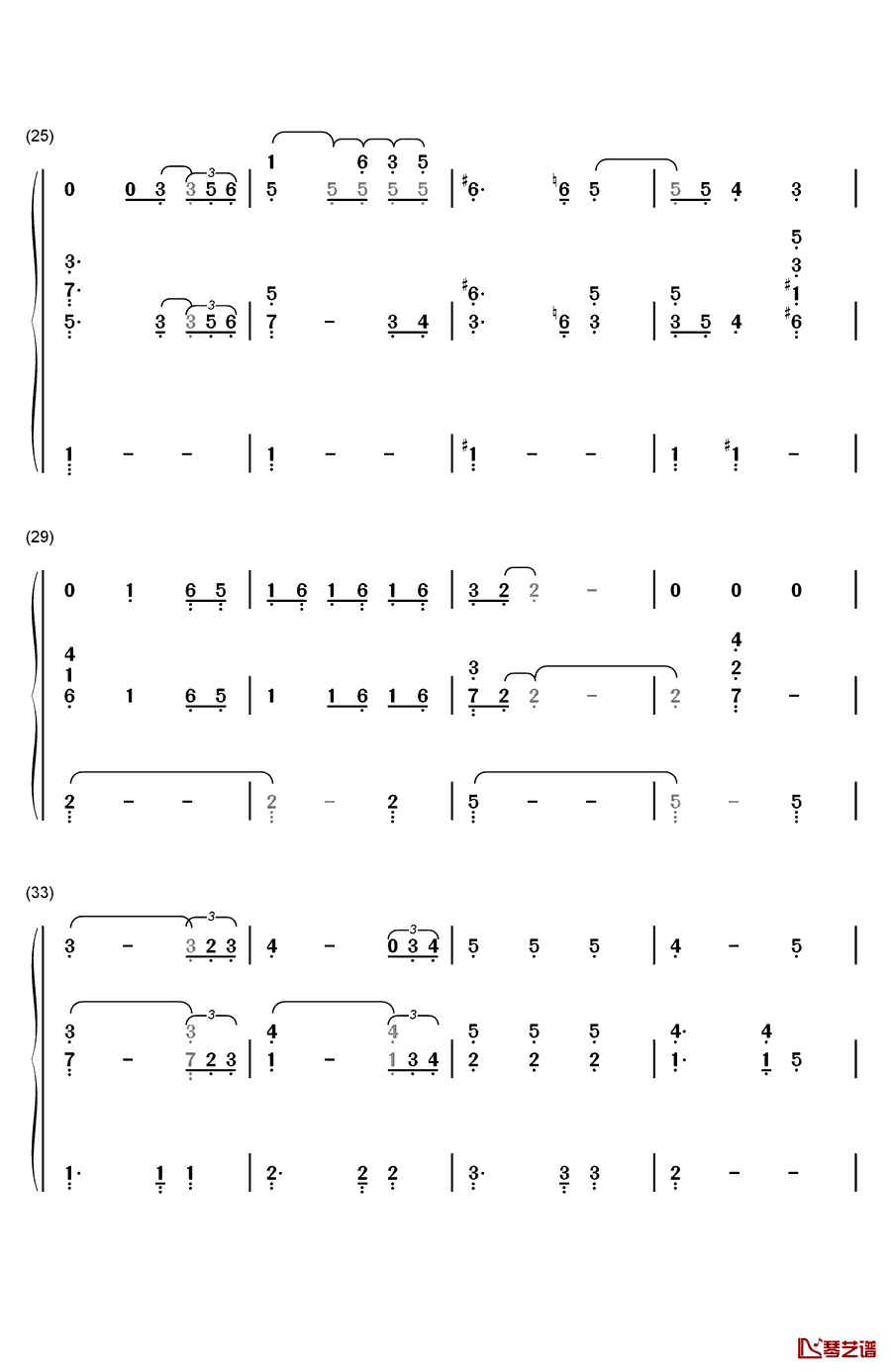 If I Ain’t Got You钢琴简谱-数字双手-Alicia Keys3