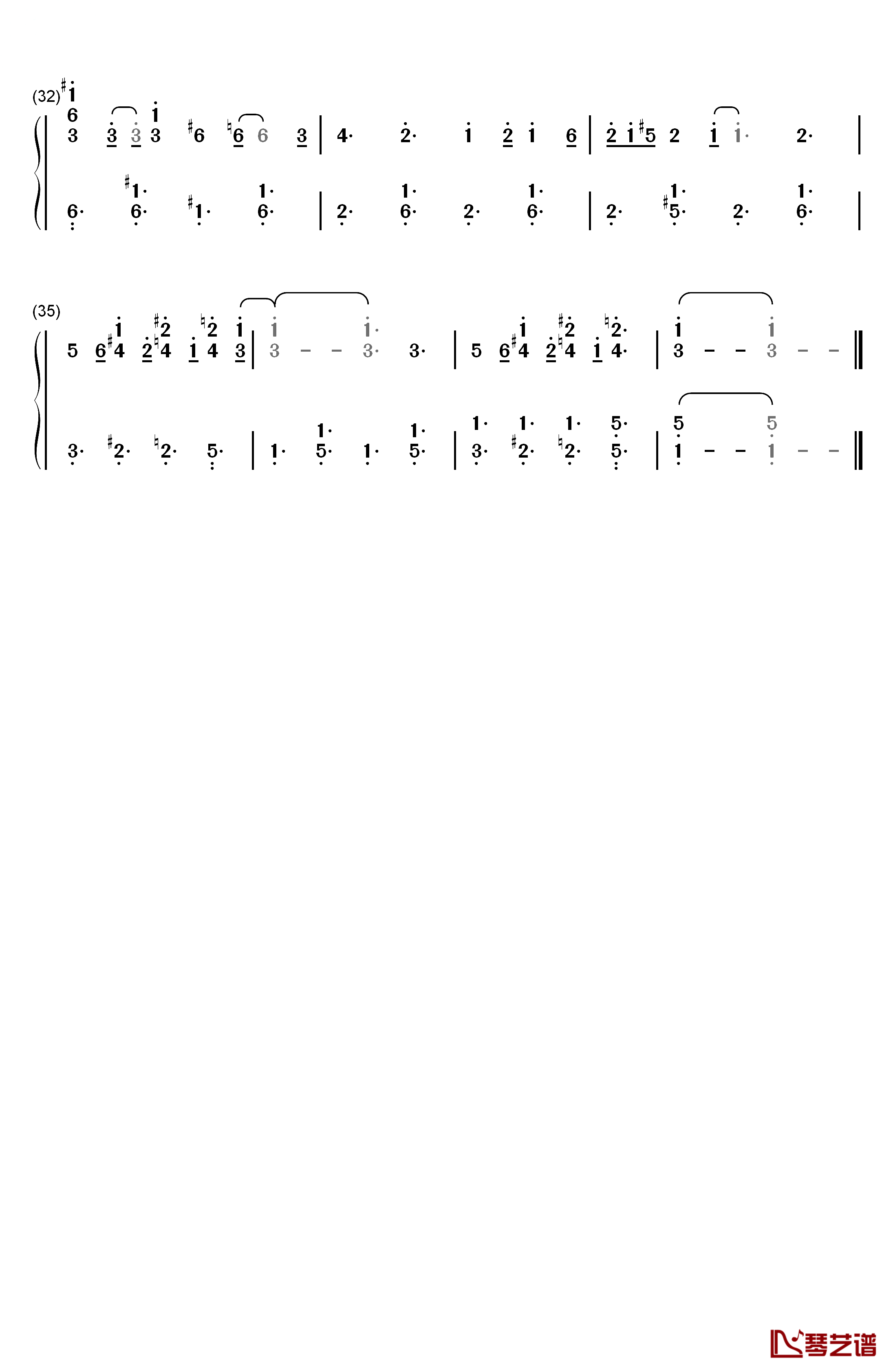 Dream A Little Dream Of Me钢琴简谱-数字双手-Yiruma　李闰珉3