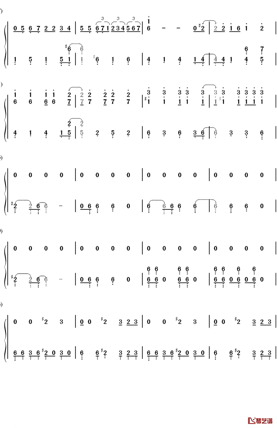 サラバ爱しき悲しみたちよ钢琴简谱-数字双手-ももいろクローバーZ7