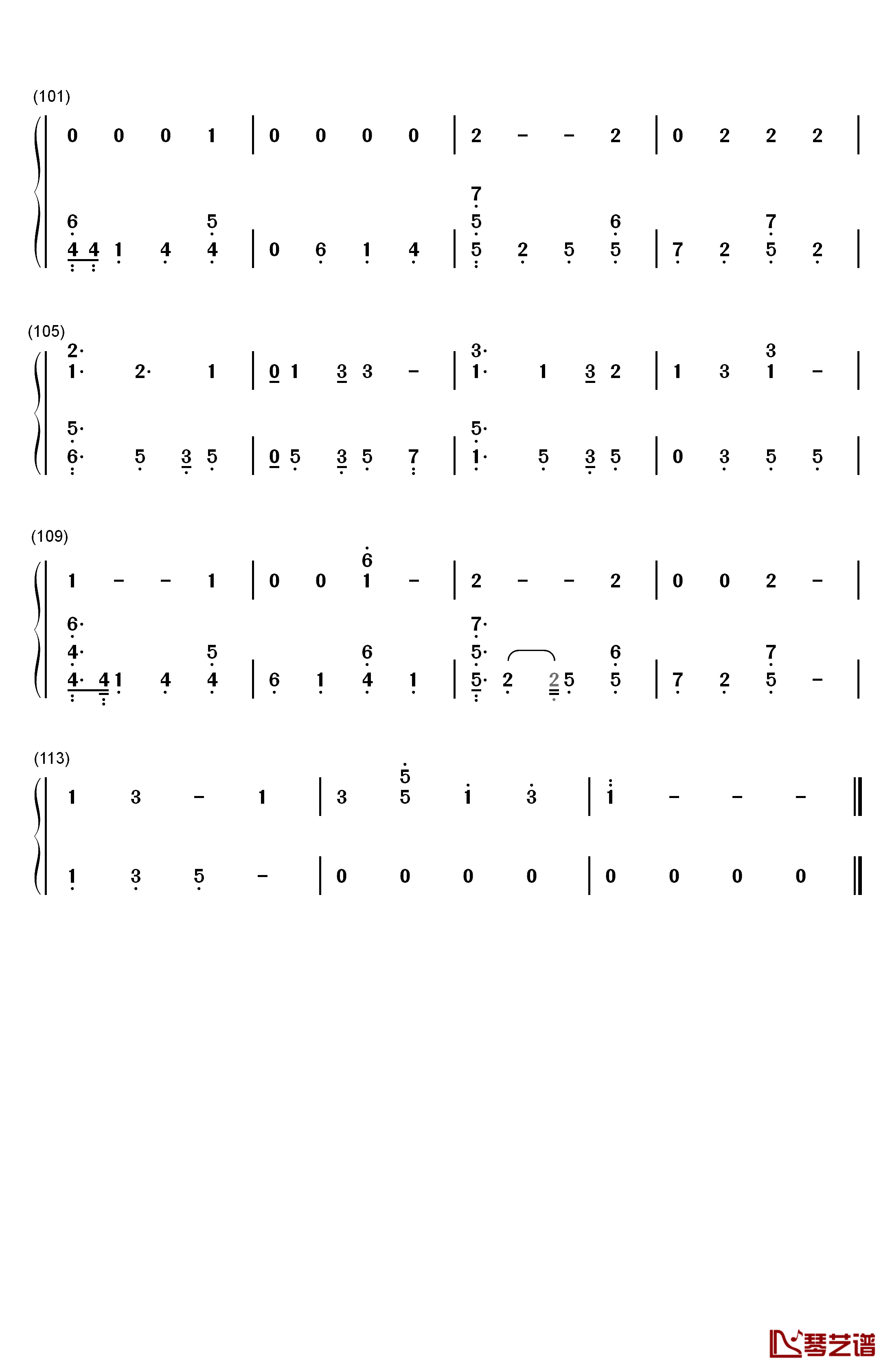 You Make It Feel Like Christmas钢琴简谱-数字双手-Gwen Stefani6