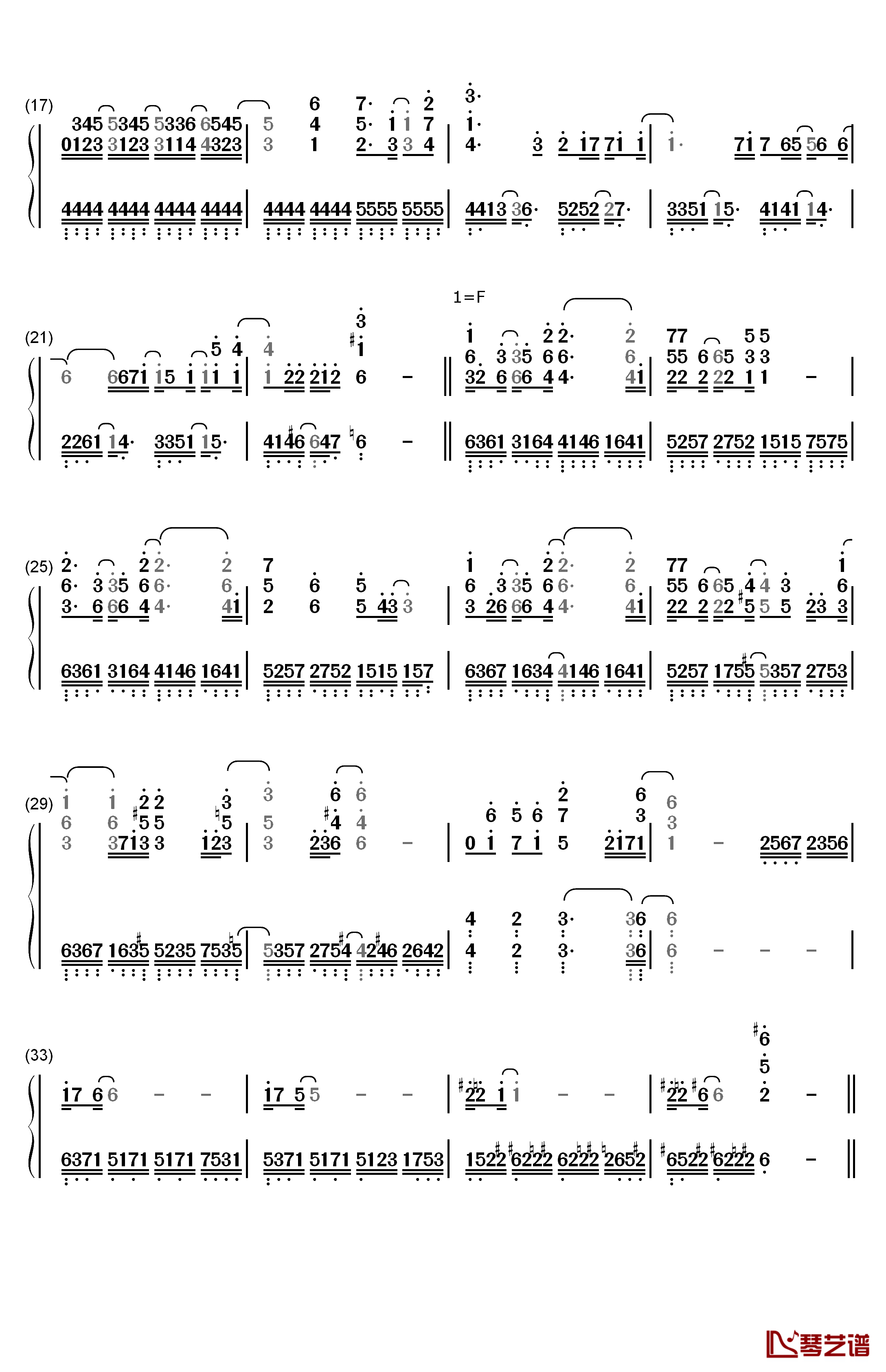 Invisible Date钢琴简谱-数字双手-sweet ARMS2