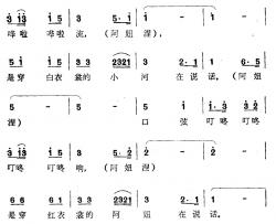 口弦的话简谱-黎土词/陶勇曲