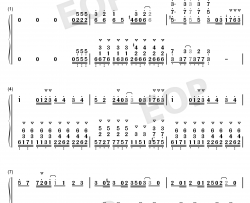 ダメハダメ钢琴简谱-数字双手-铃木实里