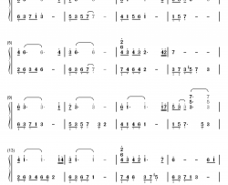 一封家书钢琴简谱-数字双手-石进