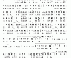 世界上最爱你的人简谱(歌词)-张栋梁演唱-桃李醉春风记谱