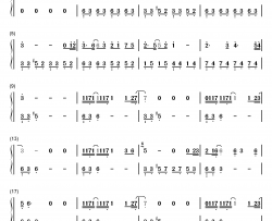 离兮钢琴简谱-数字双手-阿兰