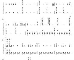 crossing field钢琴简谱-数字双手-LiSA