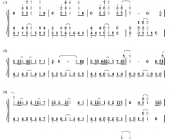 欠けた月钢琴简谱-数字双手-宫脇诗音