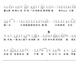 丝路敦煌简谱(歌词)-王喆演唱-谱友朝乐蒙上传