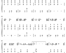 Rainbow钢琴简谱-数字双手-Kacey Musgraves