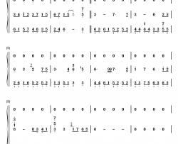 素敌だね钢琴简谱-数字双手-中野律纪（RIKKI）