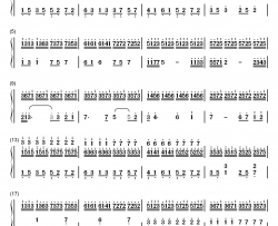 宫崎骏のTOTORO钢琴简谱-数字双手-未知