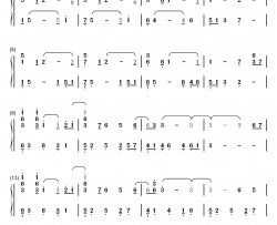 BIRD钢琴简谱-数字双手-松下优也