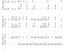 プレインエイジア钢琴简谱-数字双手-东方Project