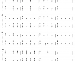 Abide with Me钢琴简谱-数字双手-William Henry Monk