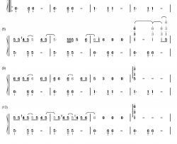 Time钢琴简谱-数字双手-Pink Floyd