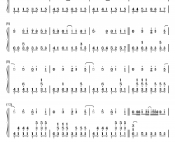 文乃的幸福理论钢琴简谱-数字双手-自然の敌P