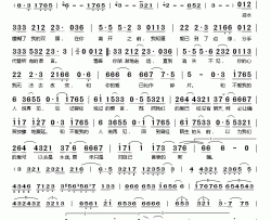 舍不得也要说再见简谱(歌词)-六哲演唱-桃李醉春风记谱