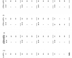 练习曲16钢琴简谱-数字双手-EOP团队