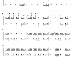 托卡塔曲钢琴简谱-数字双手-理查德克莱德曼